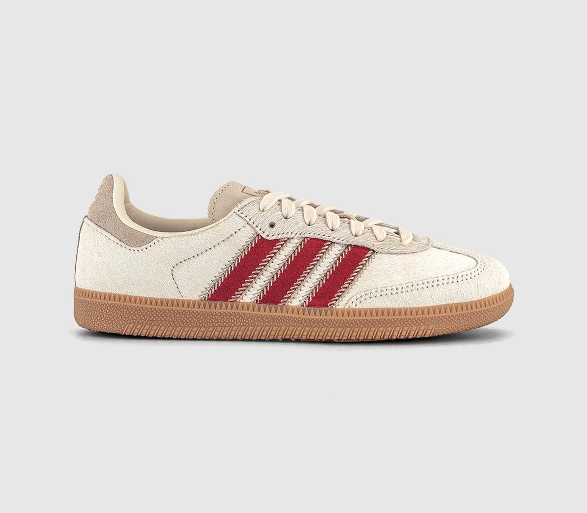 adidasSamba OG TrainersWonder Beige Cream White Better Scarlet