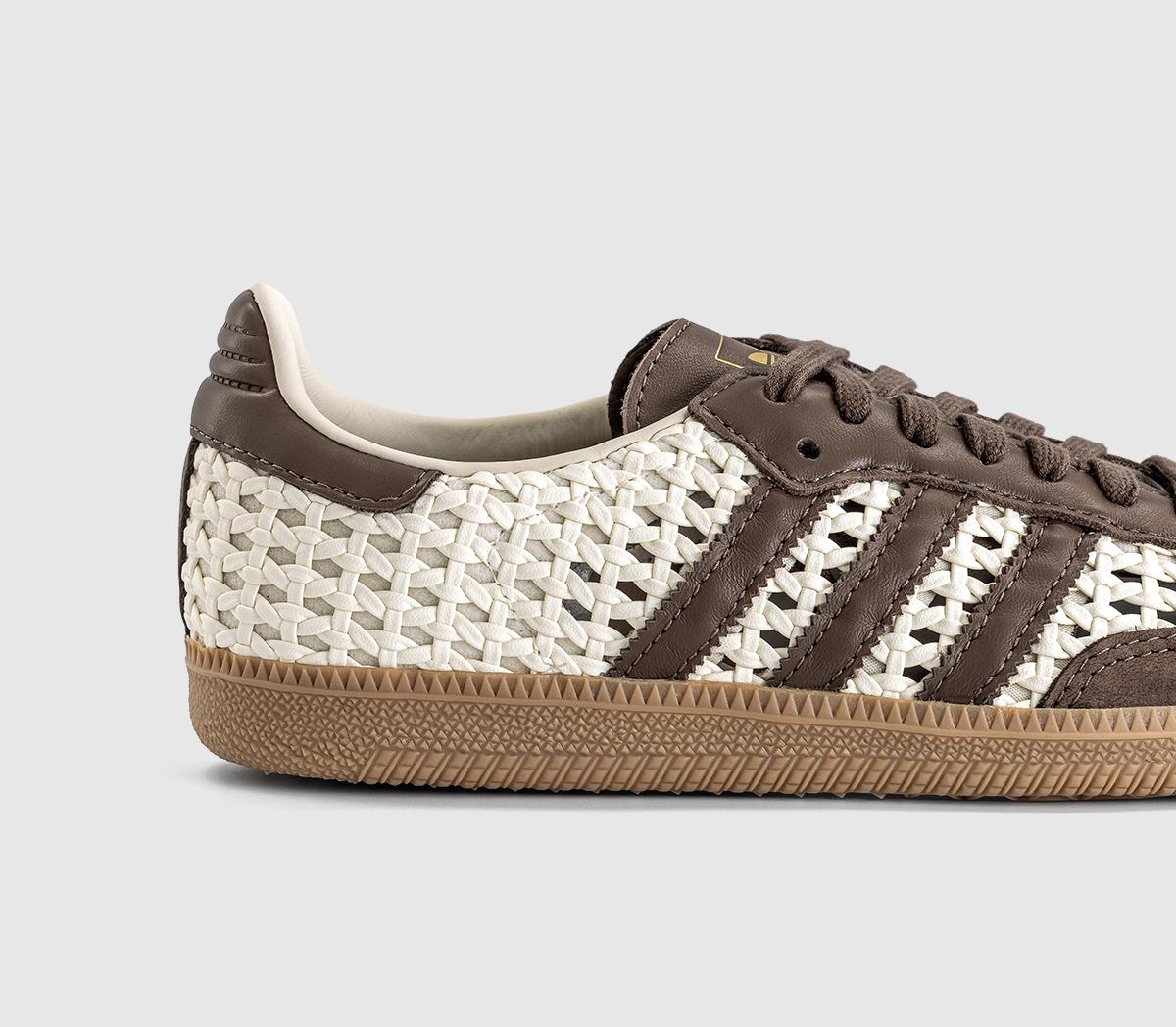 adidasSamba OG TrainersCream White Earth Strata Gold Metallic