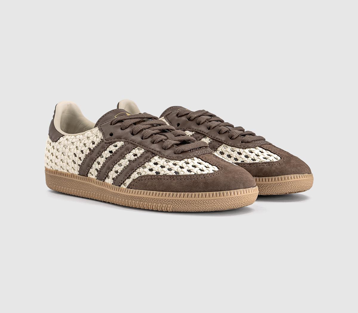 adidasSamba OG TrainersCream White Earth Strata Gold Metallic