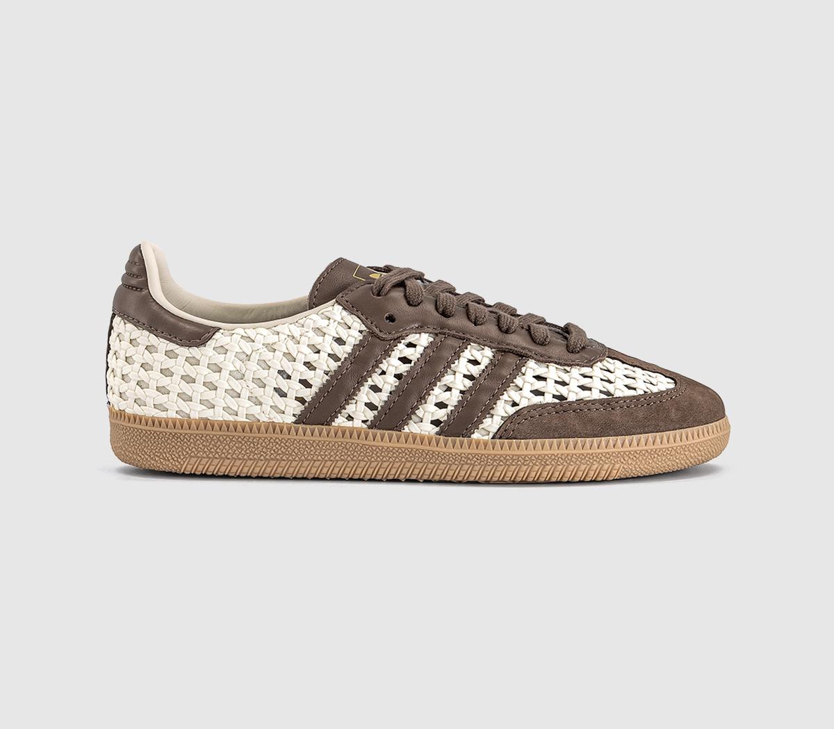 adidasSamba OG TrainersCream White Earth Strata Gold Metallic