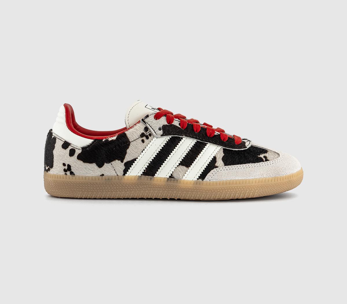 adidasSamba OG TrainersCow Print Aurora Coffee White Gum