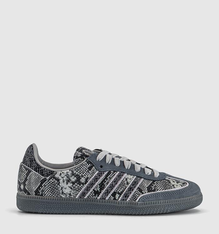 adidas Samba OG Trainers Snake Skin Grey