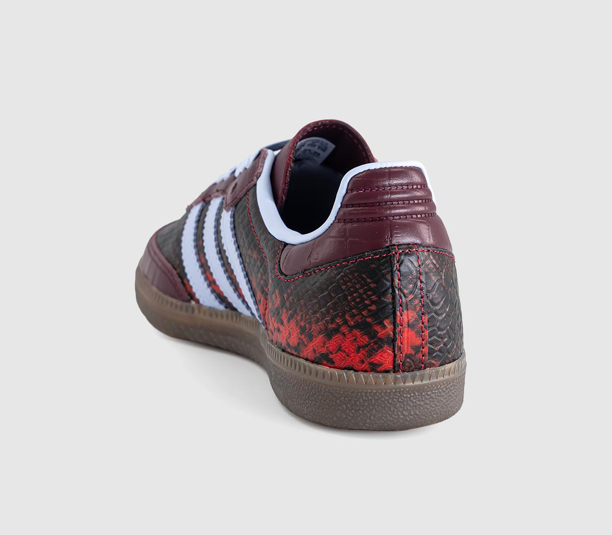 adidasSamba OG TrainersSnake Maroon Blue Dawn Gold Metallic