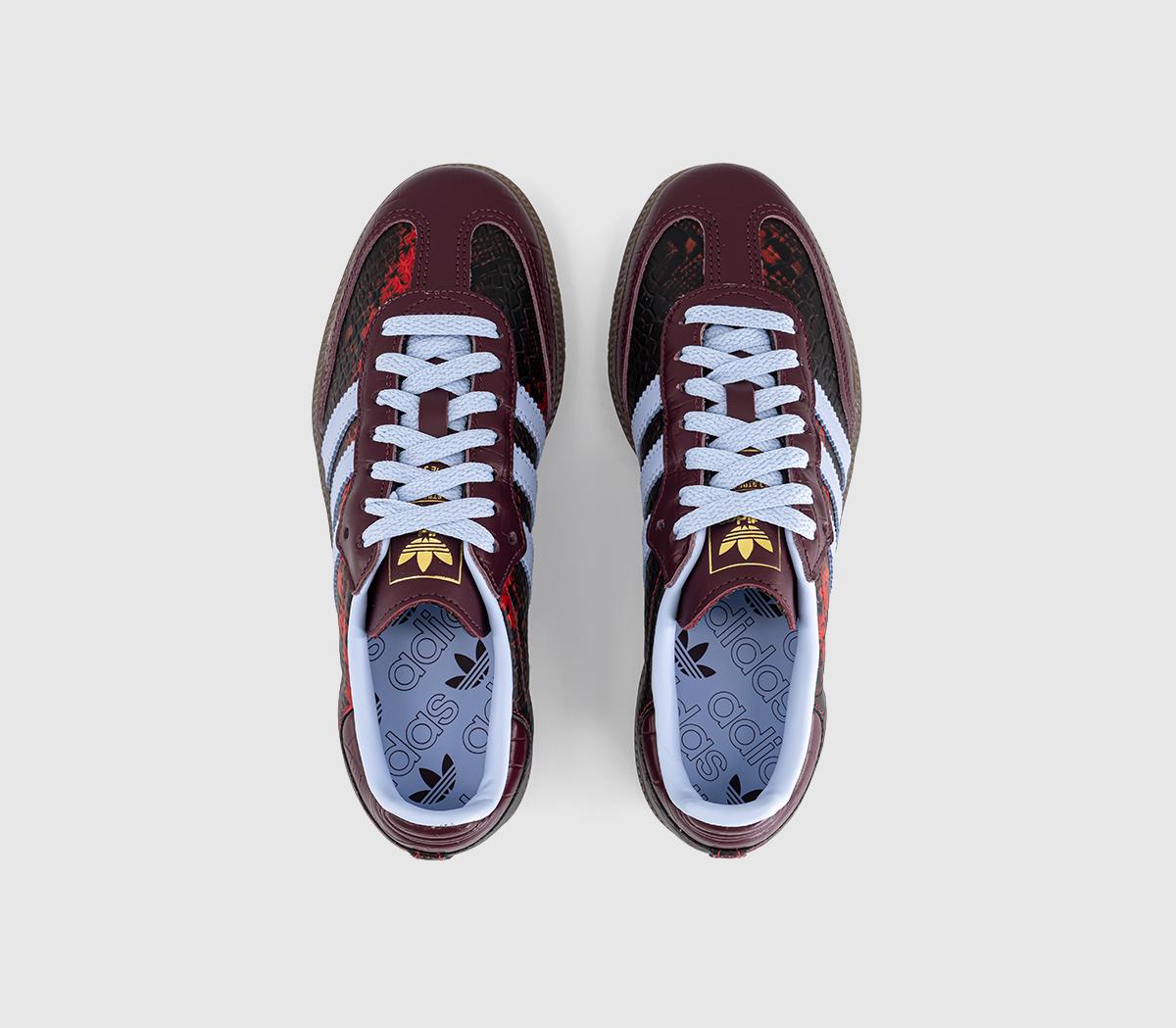 adidasSamba OG TrainersSnake Maroon Blue Dawn Gold Metallic