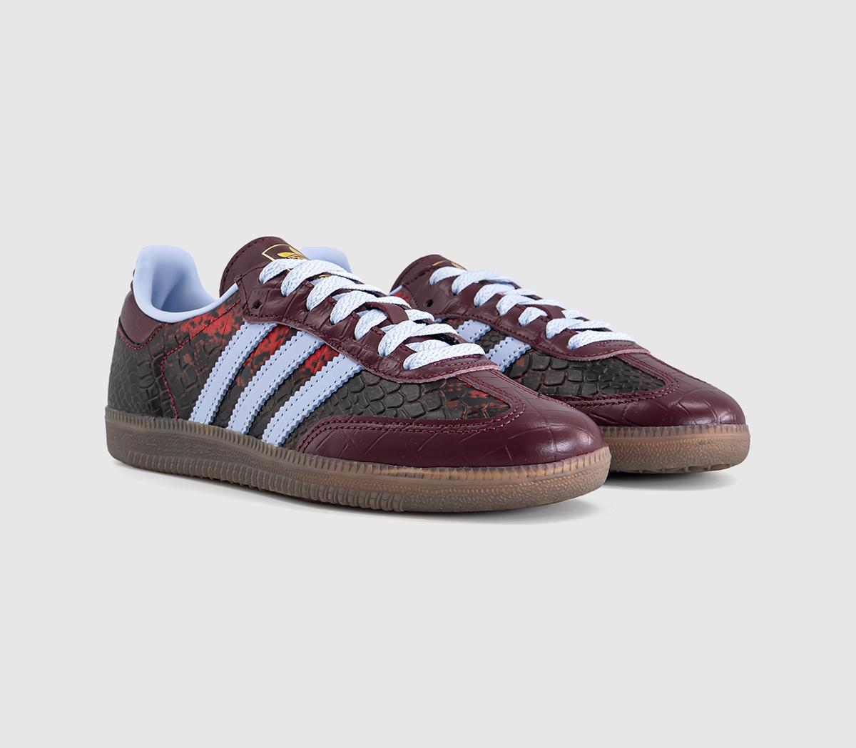 adidasSamba OG TrainersSnake Maroon Blue Dawn Gold Metallic
