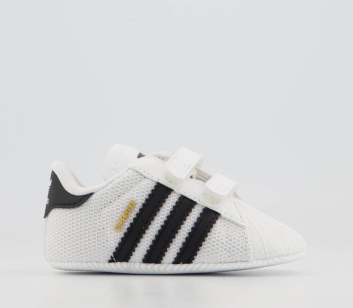 adidasSuperstar Crib BootiesWhite Black White