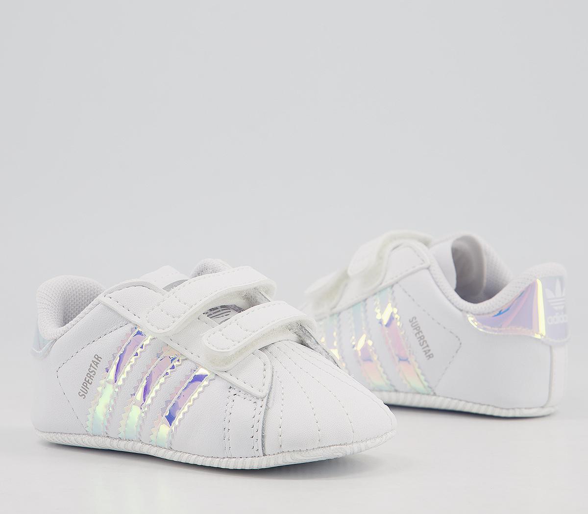 adidas Superstar Crib Booties adidas Superstar Crib Booties White Irridecent