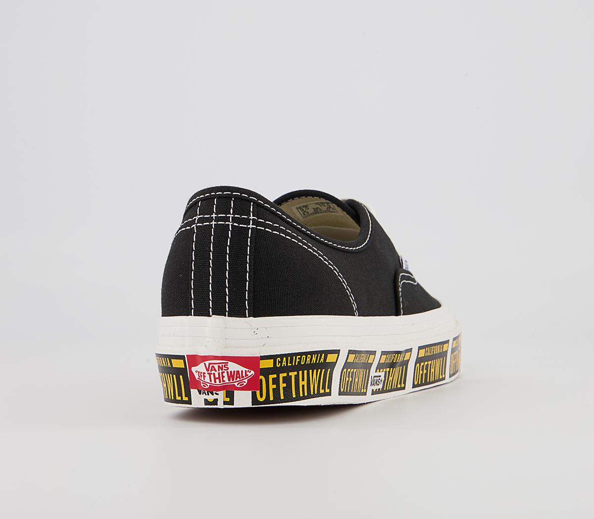 Vans Anaheim Authentic 44 Dx Trainers Vans Anaheim Authentic 44 Dx Trainers Anaheim Vanity Plate Black