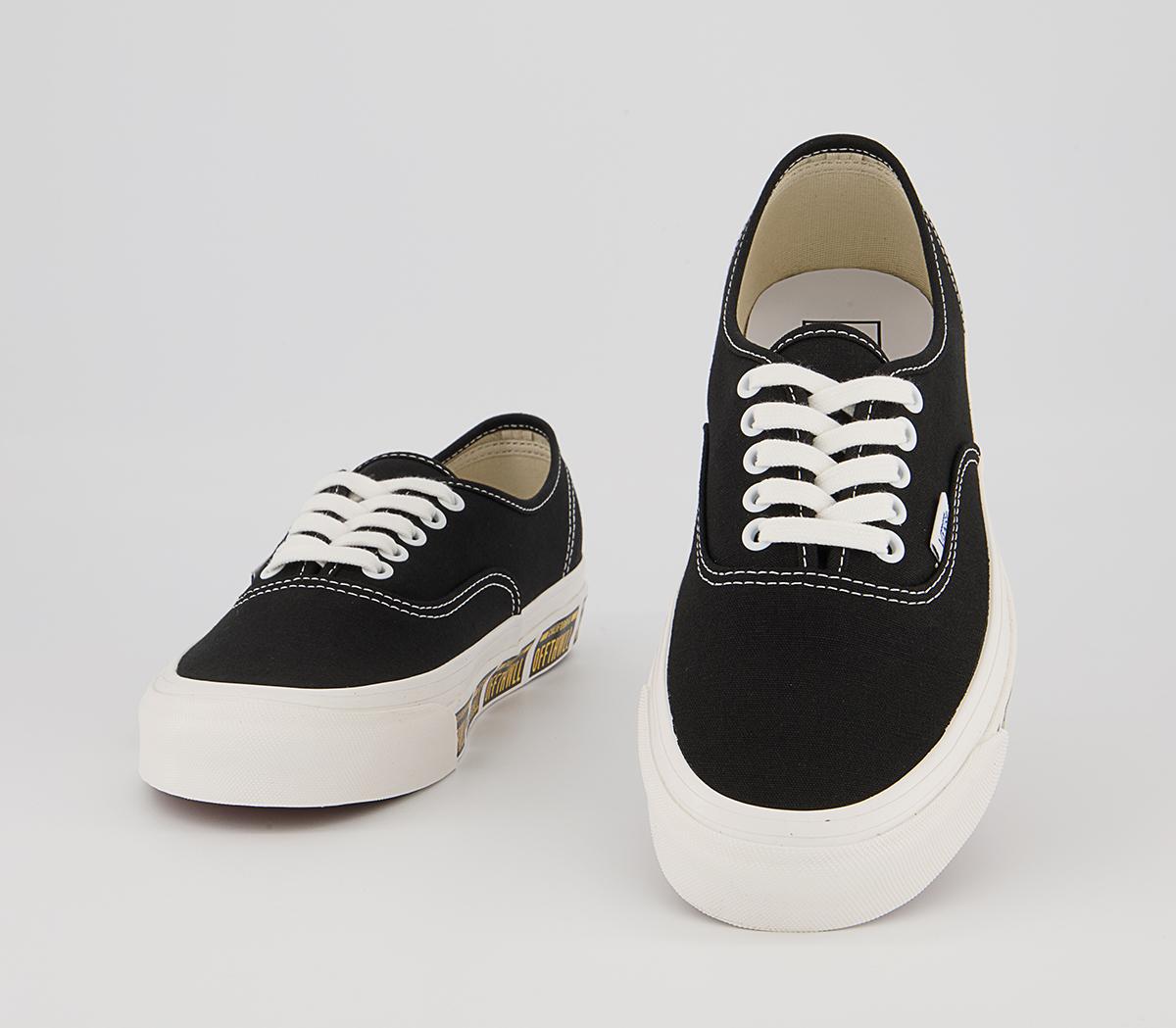 Vans Anaheim Authentic 44 Dx Trainers Vans Anaheim Authentic 44 Dx Trainers Anaheim Vanity Plate Black