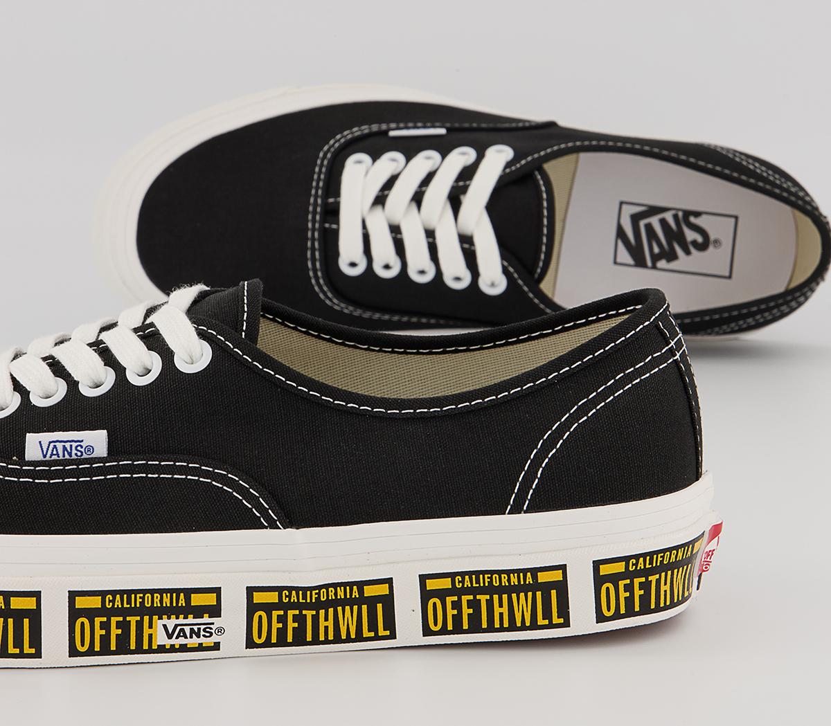 Vans Anaheim Authentic 44 Dx Trainers Vans Anaheim Authentic 44 Dx Trainers Anaheim Vanity Plate Black
