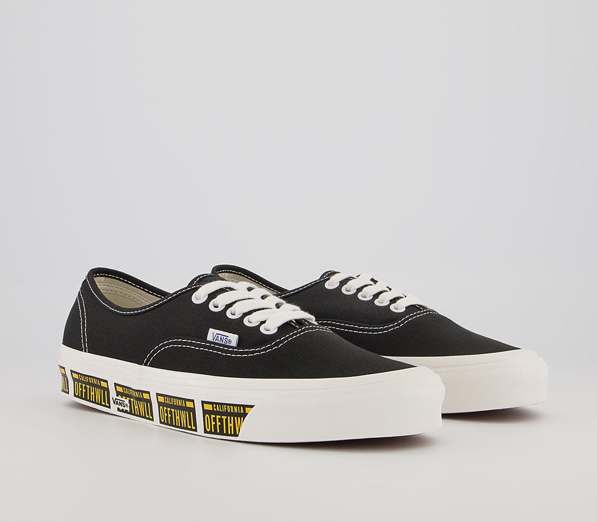 Vans Anaheim Authentic 44 Dx Trainers Vans Anaheim Authentic 44 Dx Trainers Anaheim Vanity Plate Black