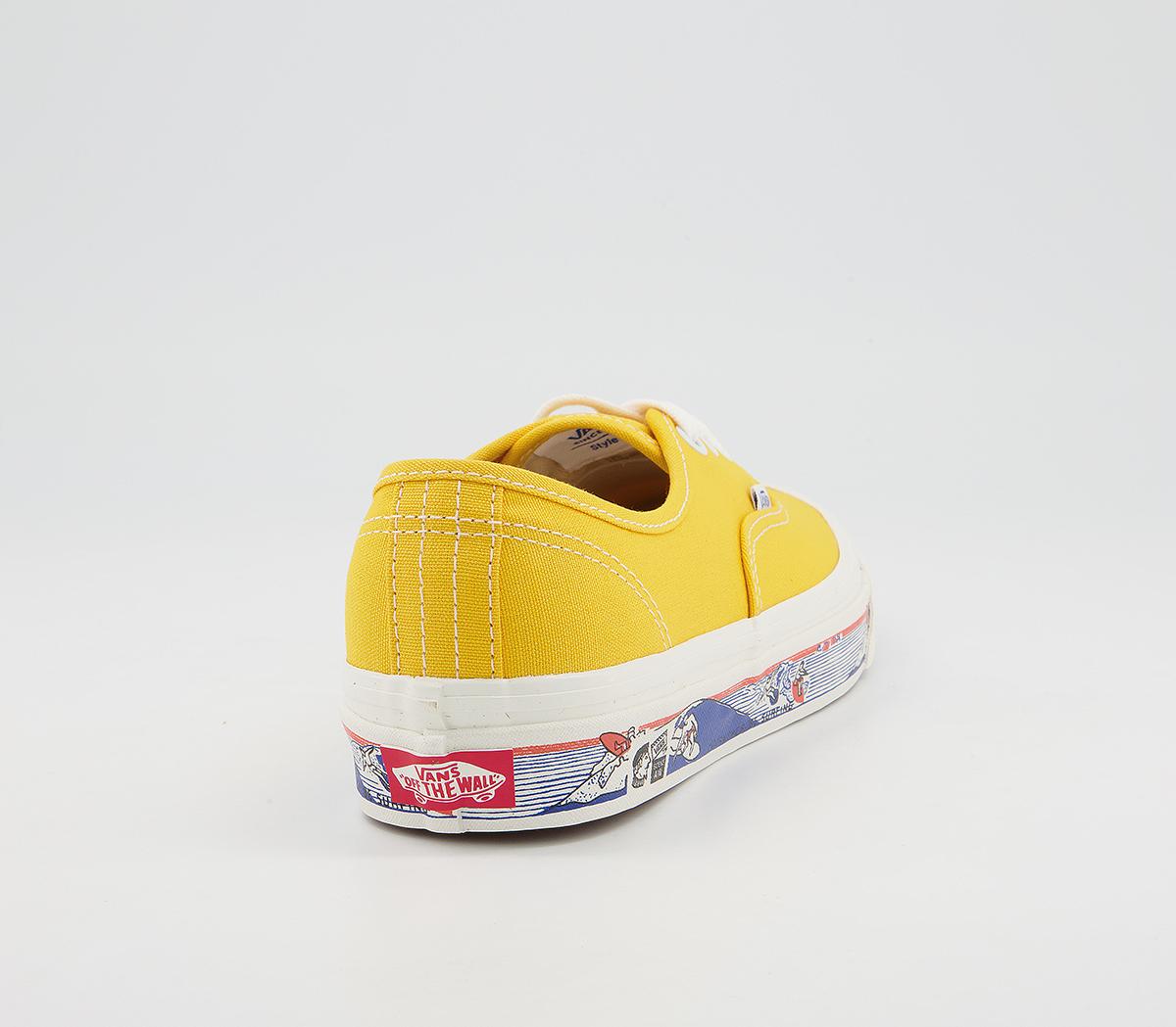 Vans Anaheim Authentic 44 Dx Trainers Vans Anaheim Authentic 44 Dx Trainers Anaheim Og Yellow Scene