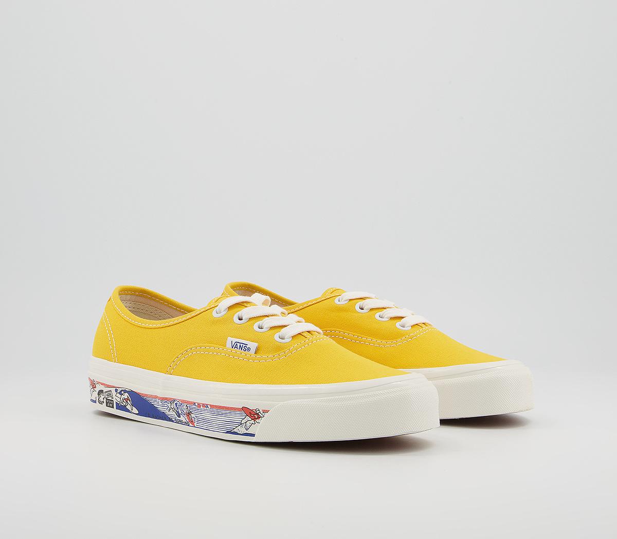 Vans Anaheim Authentic 44 Dx Trainers Vans Anaheim Authentic 44 Dx Trainers Anaheim Og Yellow Scene
