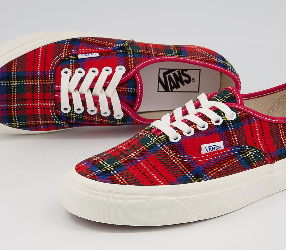 Vans Anaheim Authentic 44 Dx Trainers Vans Anaheim Authentic 44 Dx Trainers Anaheim Pendleton Royal Stewart Tartan