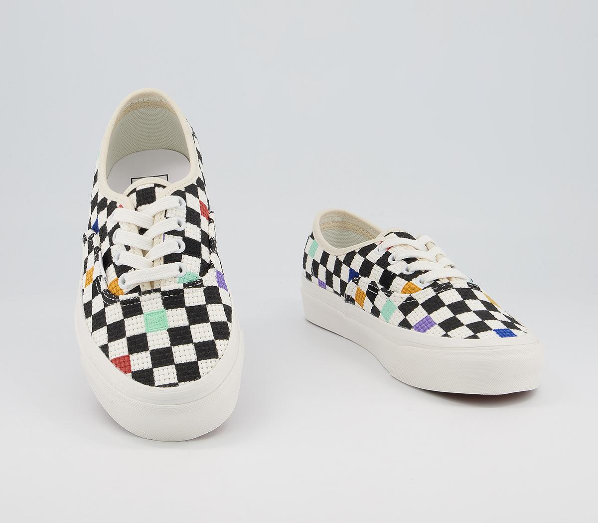 Vans Anaheim Authentic 44 Dx Trainers Anaheim Needlepoint Checkerboard ...