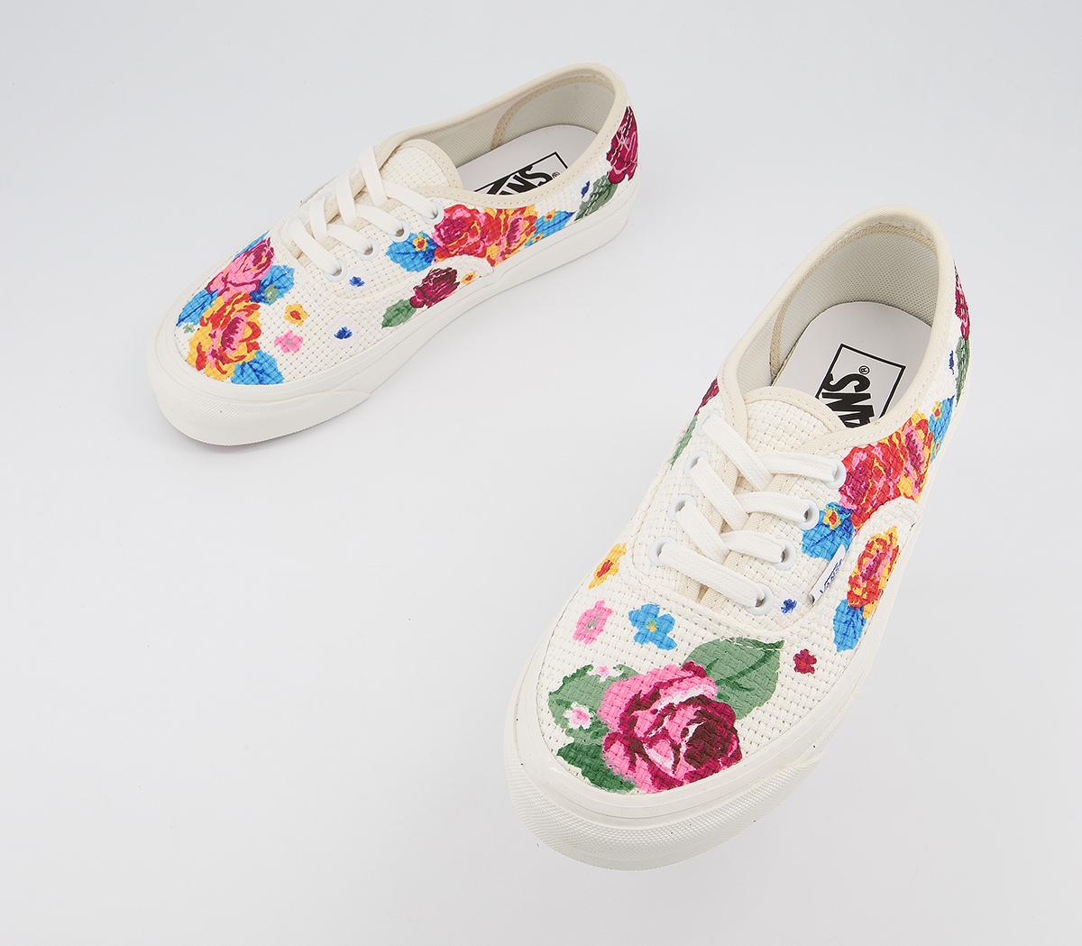 Vans Anaheim Authentic 44 Dx Trainers Vans Anaheim Authentic 44 Dx Trainers Anaheim Needlepoint Floral