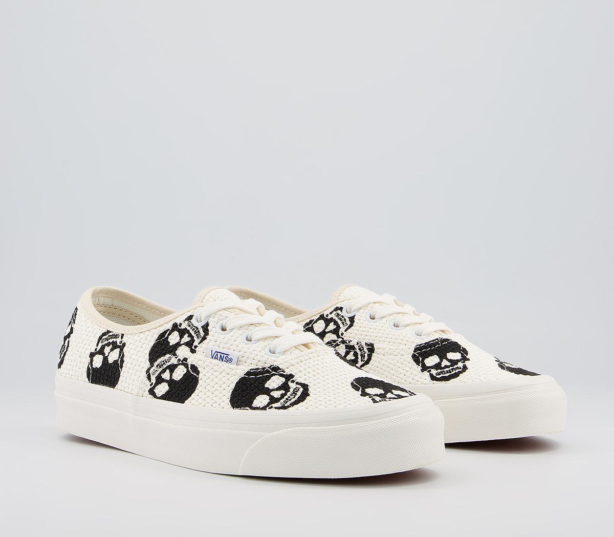 Vans Anaheim Authentic 44 Dx Trainers Vans Anaheim Authentic 44 Dx Trainers Anaheim Needlepoint Skulls