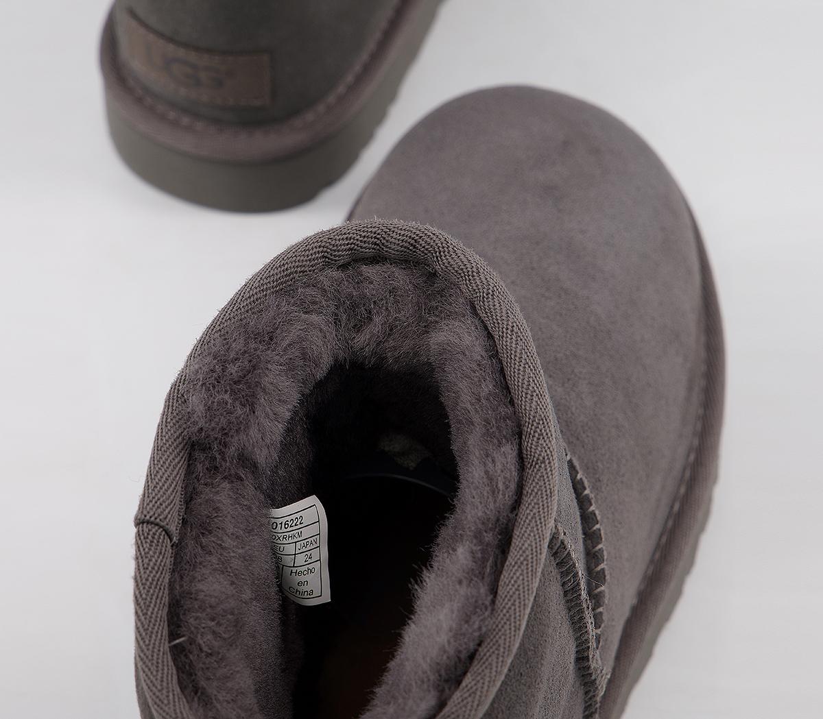 UGG Classic Mini II Boots UGG Classic Mini II Boots Grey Suede