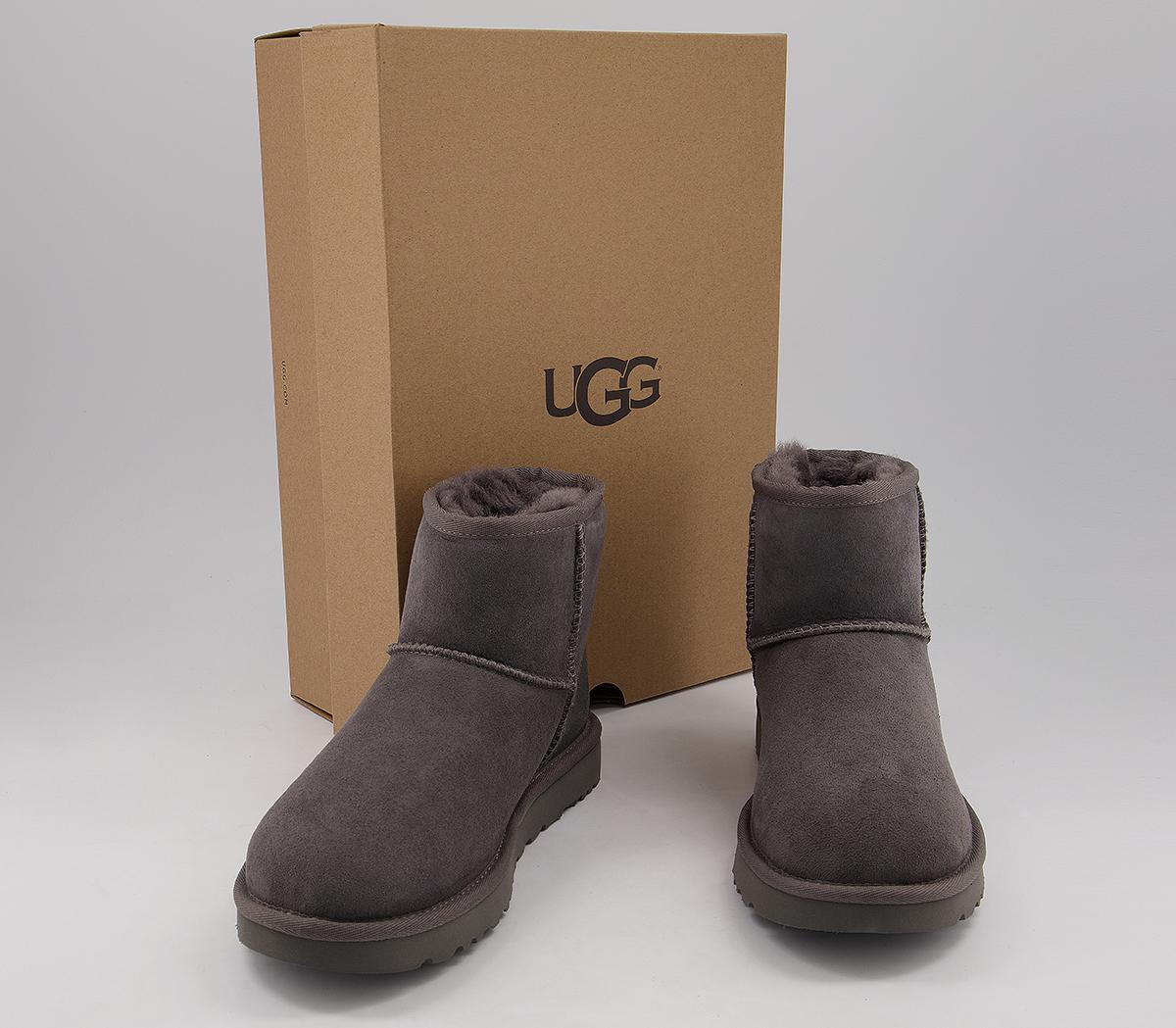 UGG Classic Mini II Boots UGG Classic Mini II Boots Grey Suede