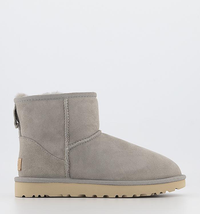 Grey ugg type outlet boots