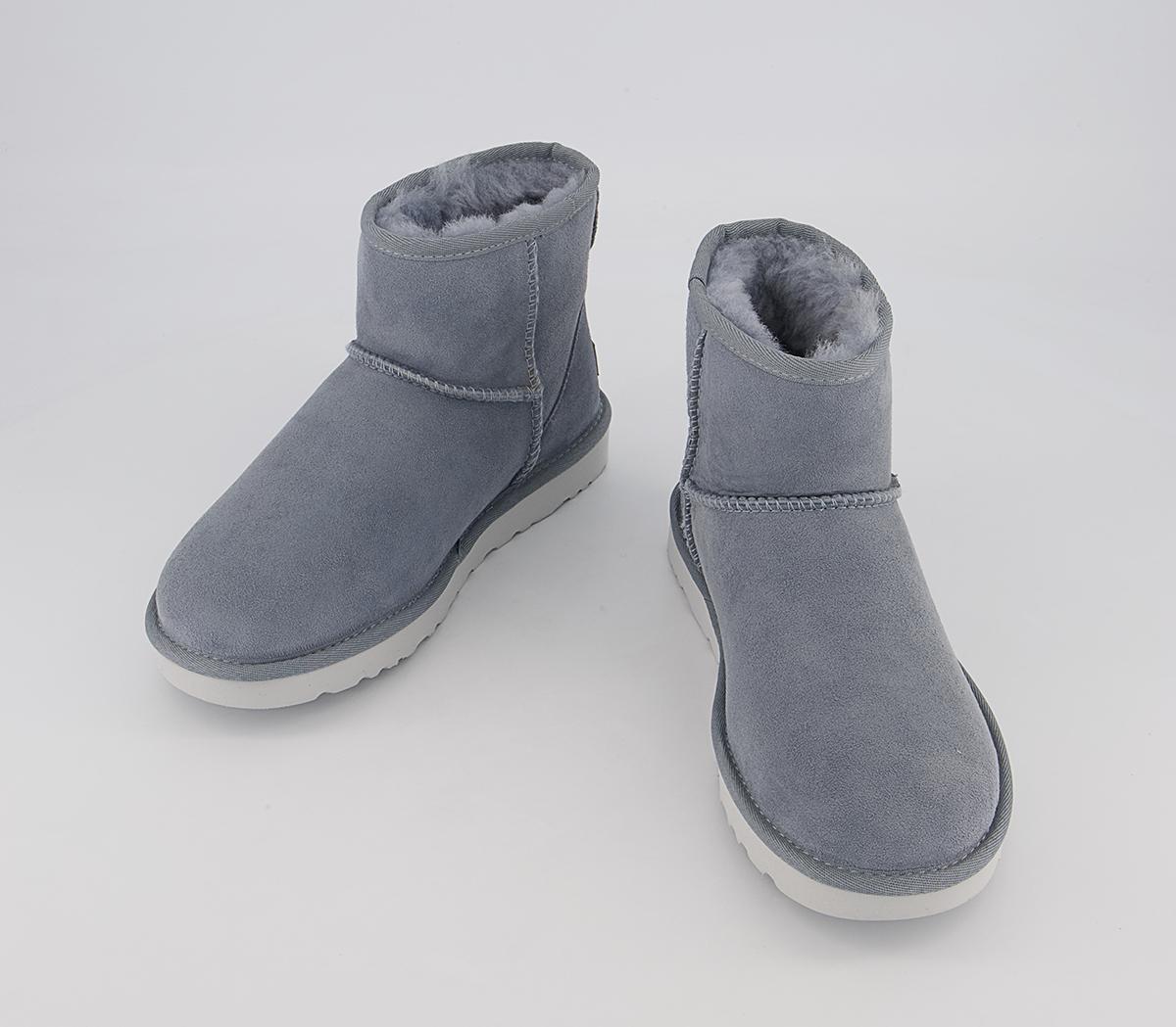 UGG Classic Mini II Boots Ash Fog - Women's Ankle Boots