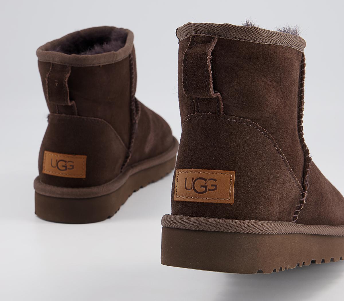 UGG Classic Mini II Boots UGG Classic Mini II Boots Chocolate Suede