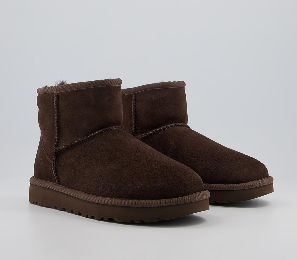 UGG Classic Mini II Boots UGG Classic Mini II Boots Chocolate Suede