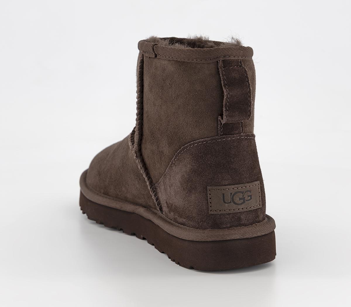 Ugg Classic Mini Ii Boots Burnt Cedar Womens Ankle Boots 1077