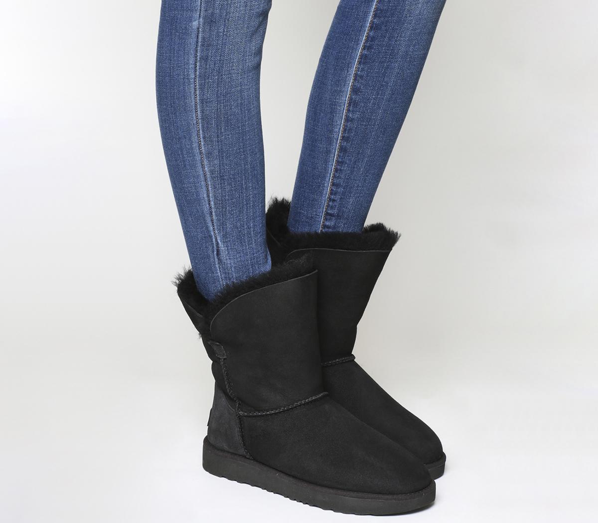 Black Suede Bailey Button Ii Boots