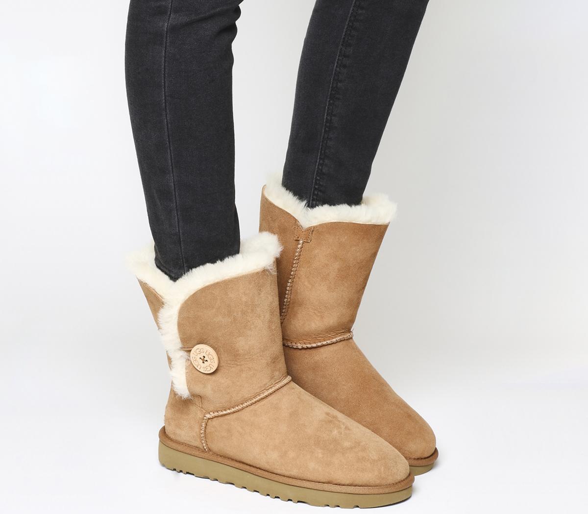 Ugg womens bailey on sale button boots chestnut