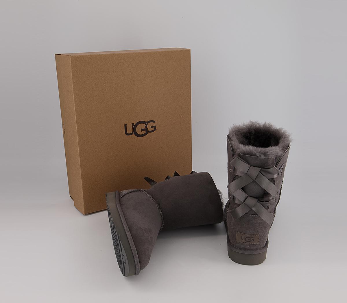 UGG Bailey Bow II Calf Boots UGG Bailey Bow II Calf Boots Grey