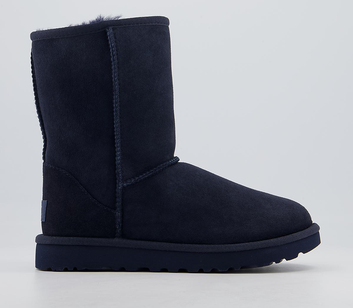 Ugg classic short 2025 navy blue