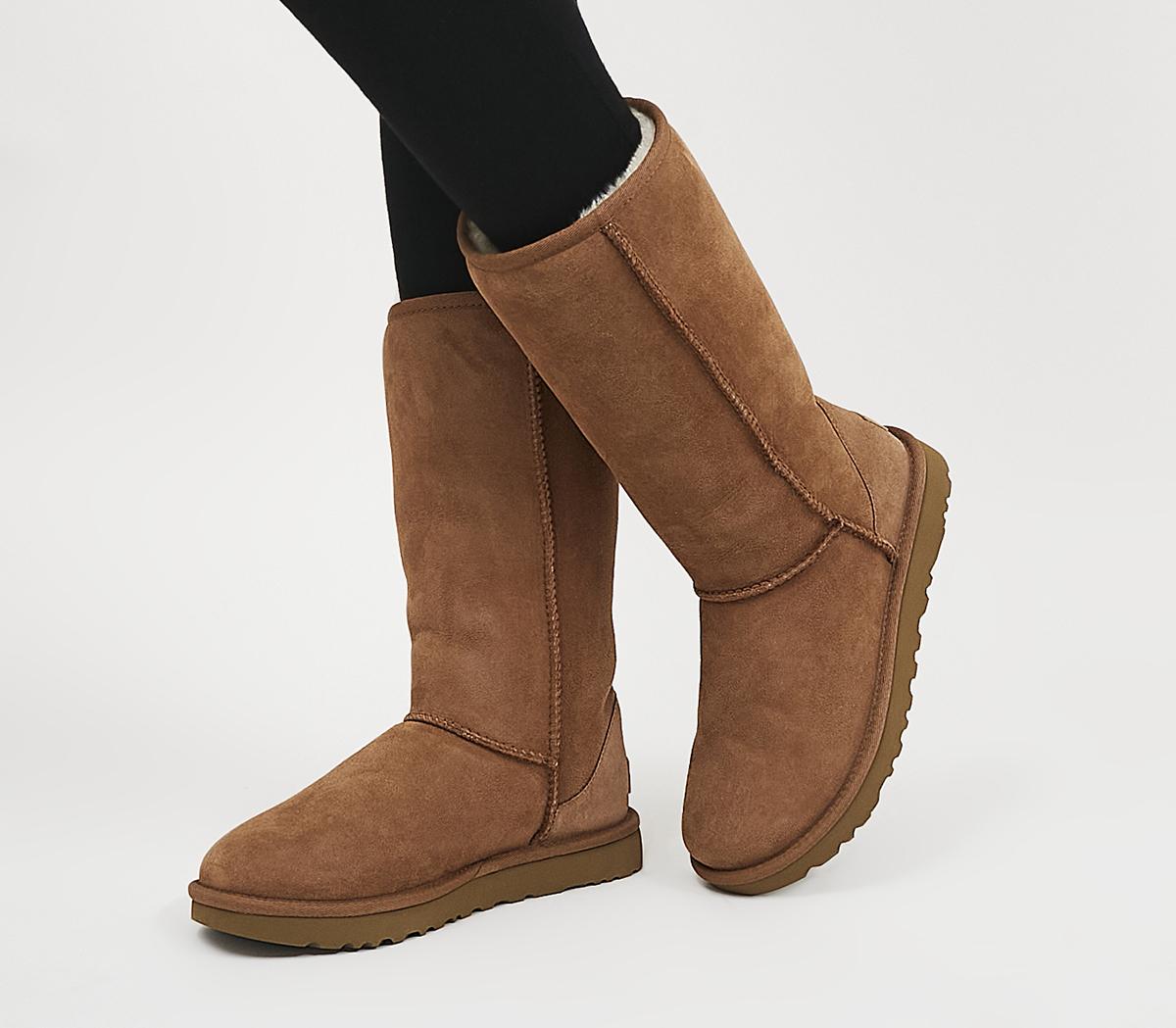 Womens tall chestnut ugg on sale boots