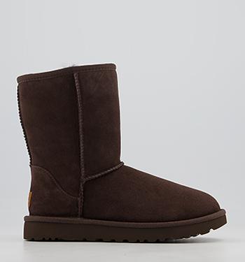 short ugg boots brown