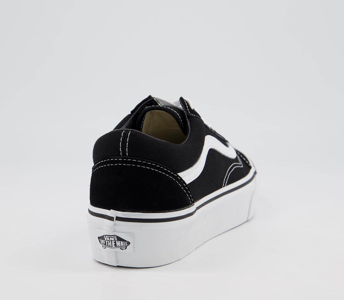 VansOld Skool Platform Trainers VansOld Skool Platform TrainersBlack White