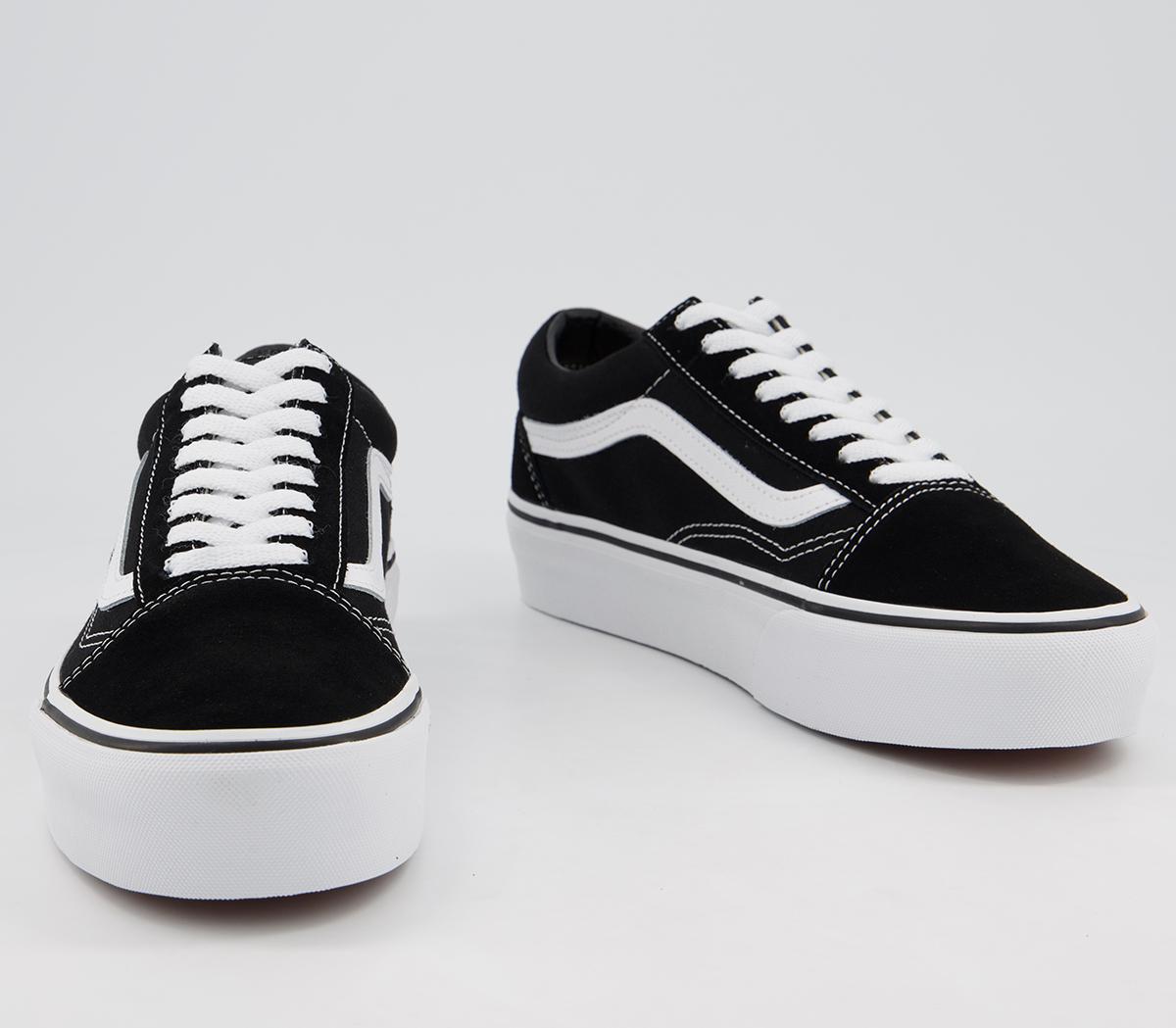 VansOld Skool Platform Trainers VansOld Skool Platform TrainersBlack White