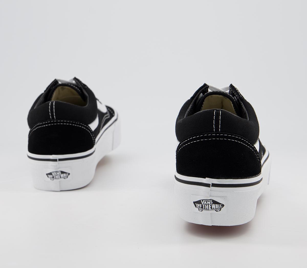 VansOld Skool Platform Trainers VansOld Skool Platform TrainersBlack White
