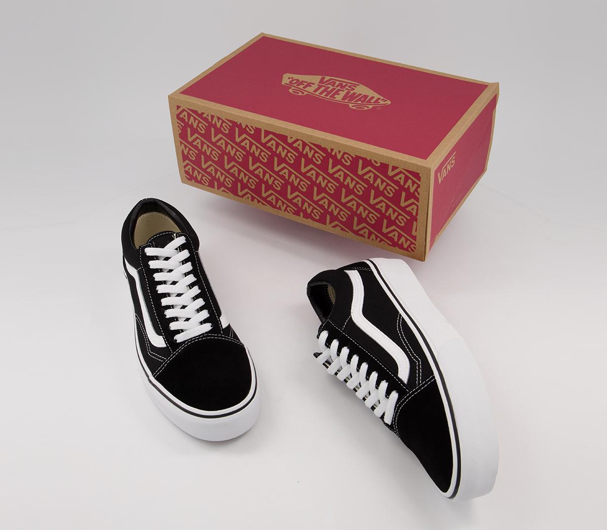 VansOld Skool Platform Trainers VansOld Skool Platform TrainersBlack White
