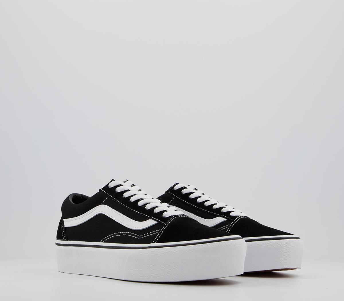 VansOld Skool Platform Trainers VansOld Skool Platform TrainersBlack White
