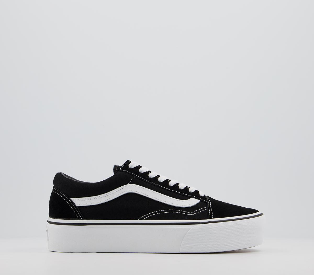 Black and white vans for girls online