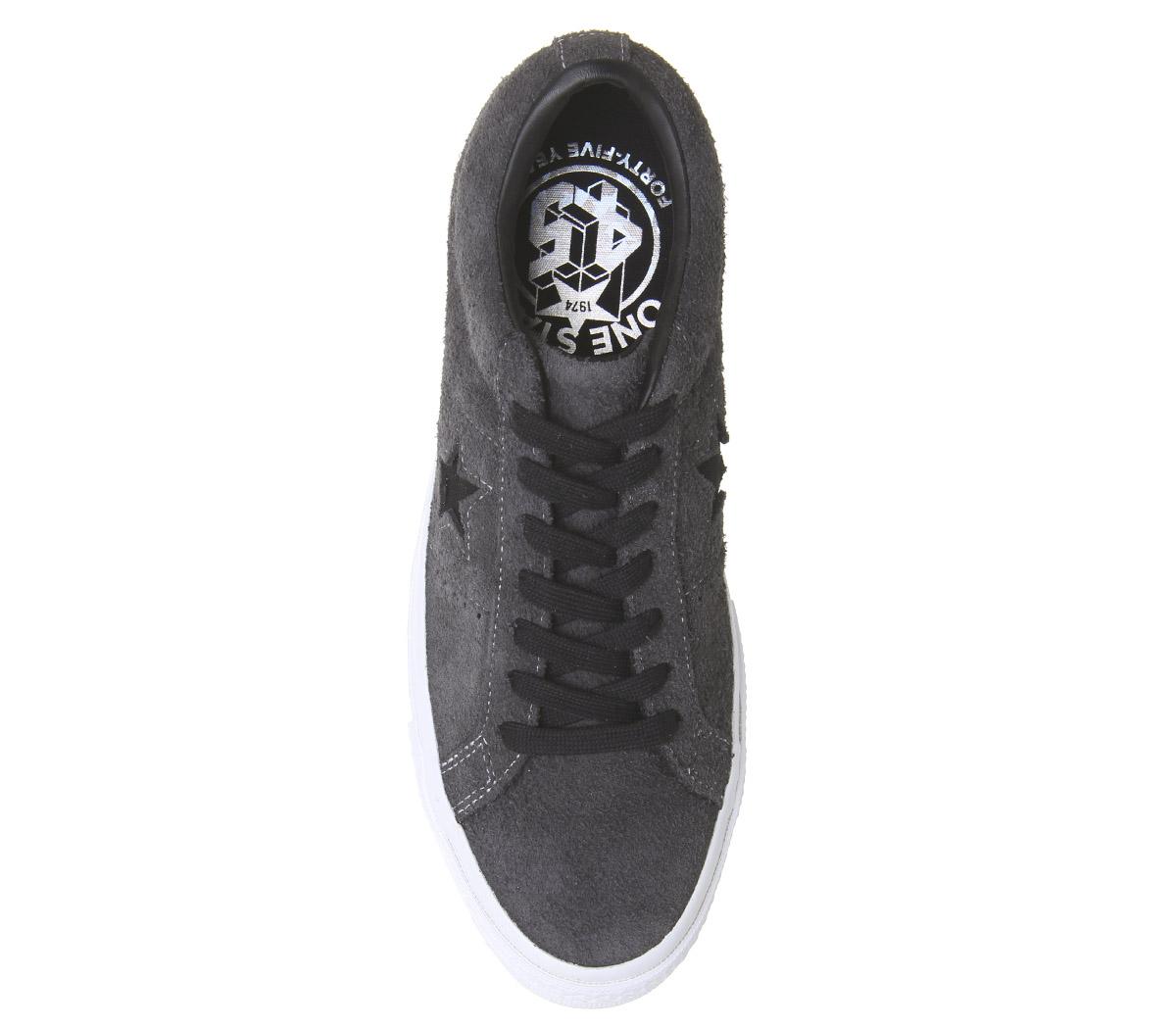 ConverseOne Star TrainersAlmost Black White