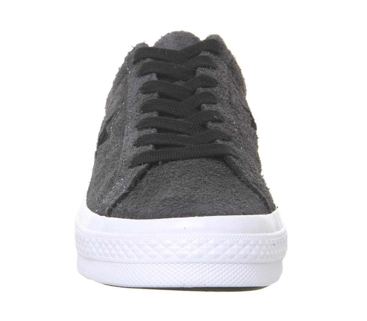 ConverseOne Star TrainersAlmost Black White