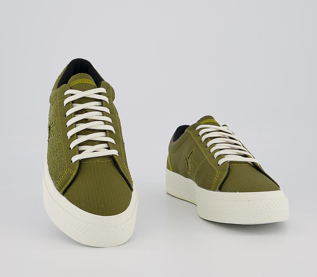 Converse One Star Trainers Converse One Star Trainers Dark Moss Renew