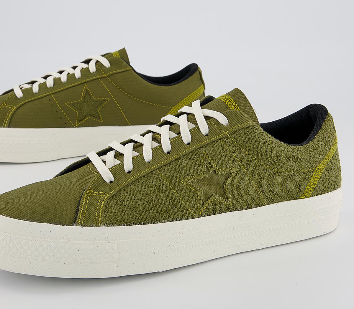 Converse One Star Trainers Converse One Star Trainers Dark Moss Renew
