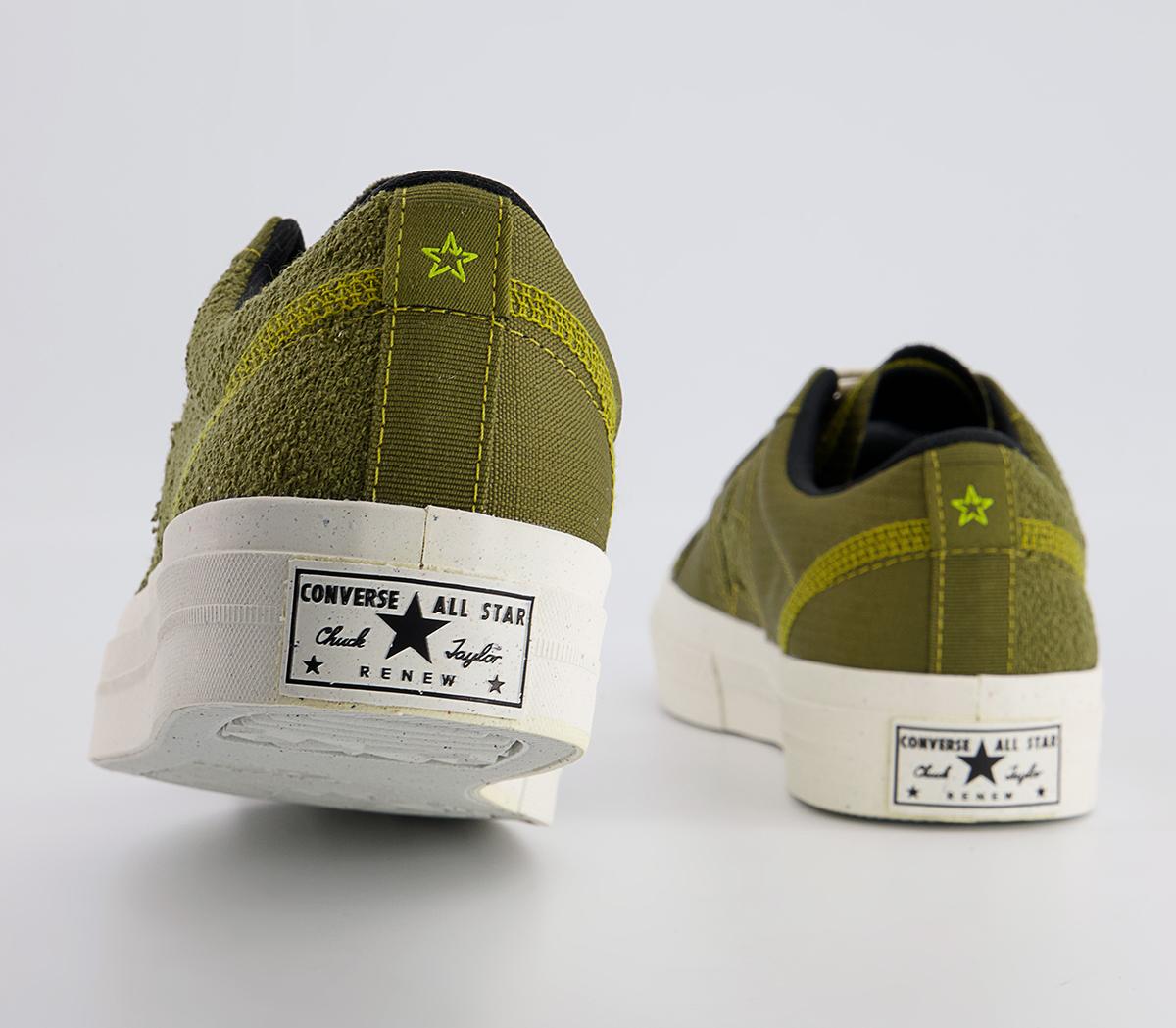 Converse One Star Trainers Converse One Star Trainers Dark Moss Renew