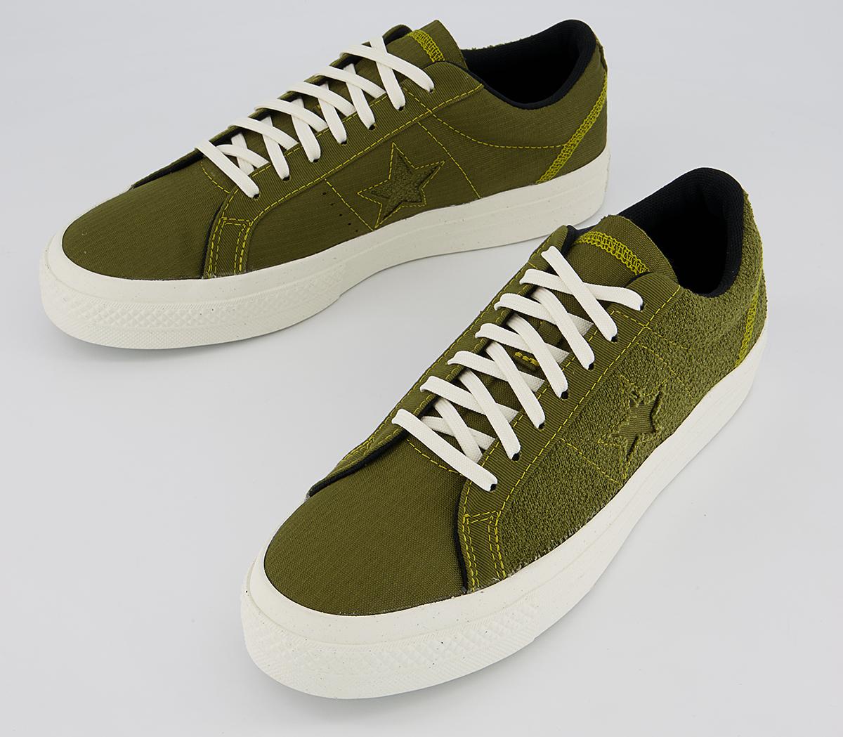 Converse One Star Trainers Converse One Star Trainers Dark Moss Renew