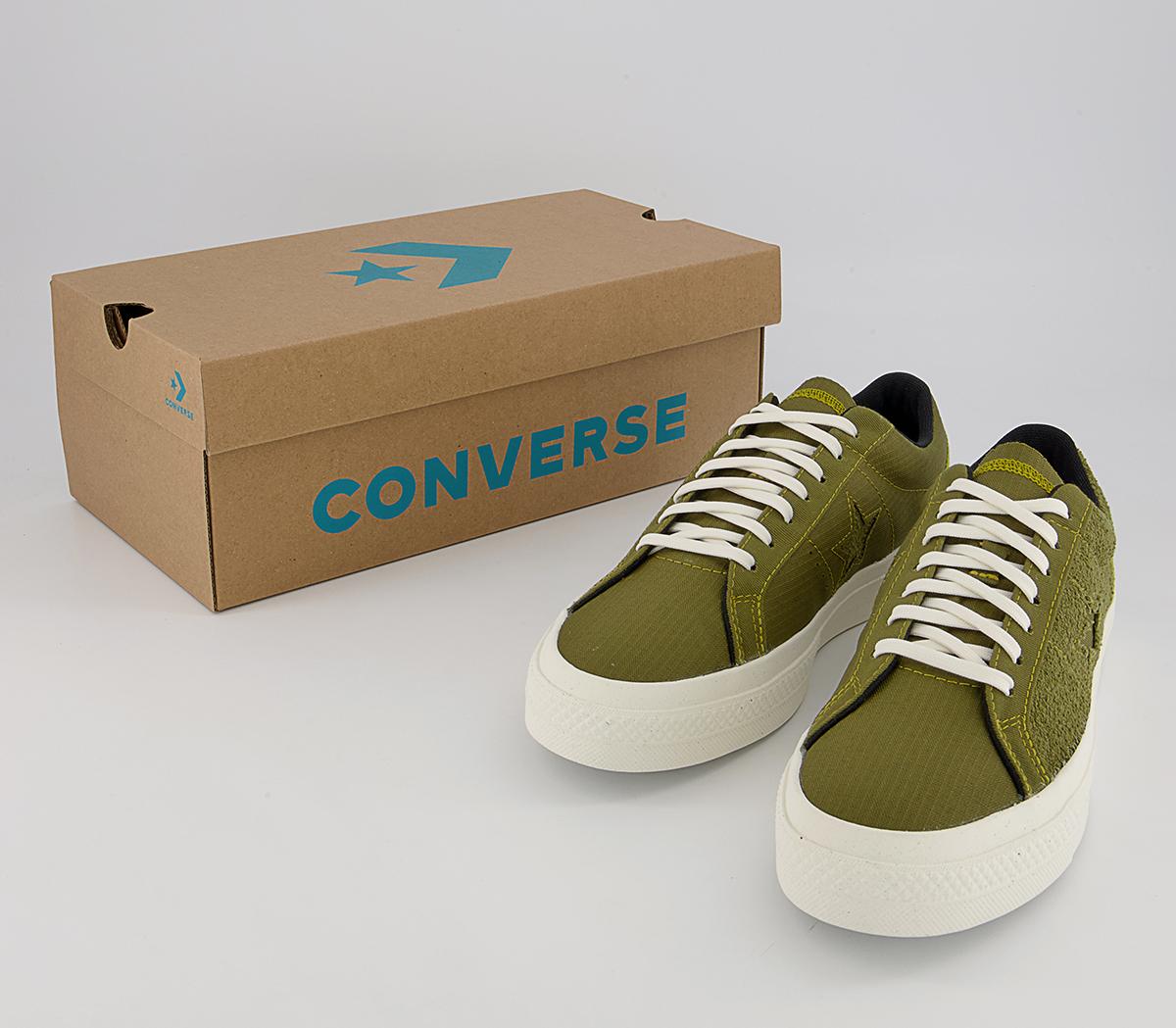 Converse One Star Trainers Converse One Star Trainers Dark Moss Renew