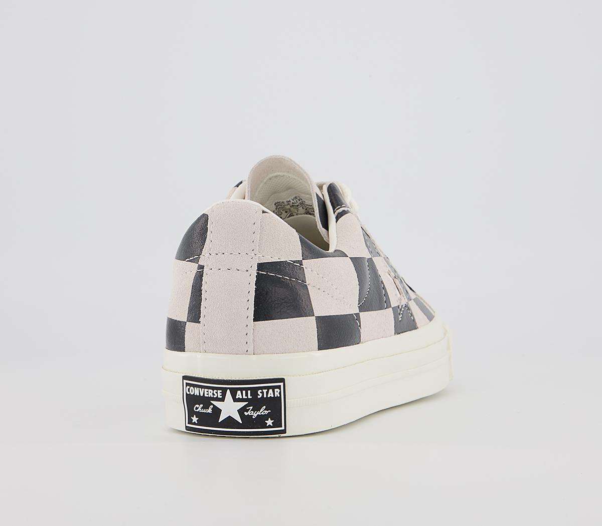 Converse One Star Trainers Converse One Star Trainers Blocked White Black White