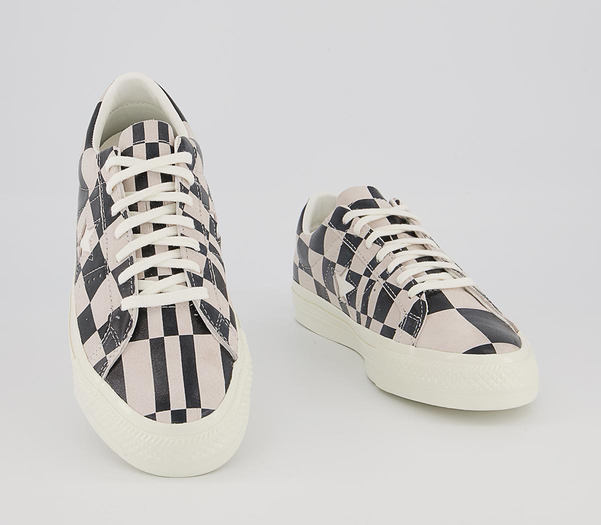 Converse One Star Trainers Converse One Star Trainers Blocked White Black White