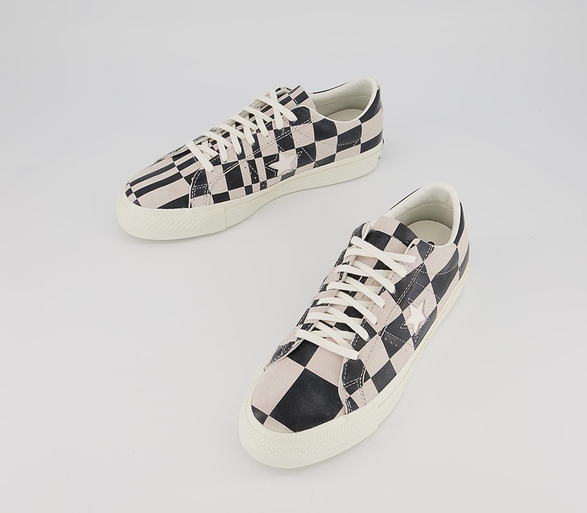 Converse One Star Trainers Converse One Star Trainers Blocked White Black White
